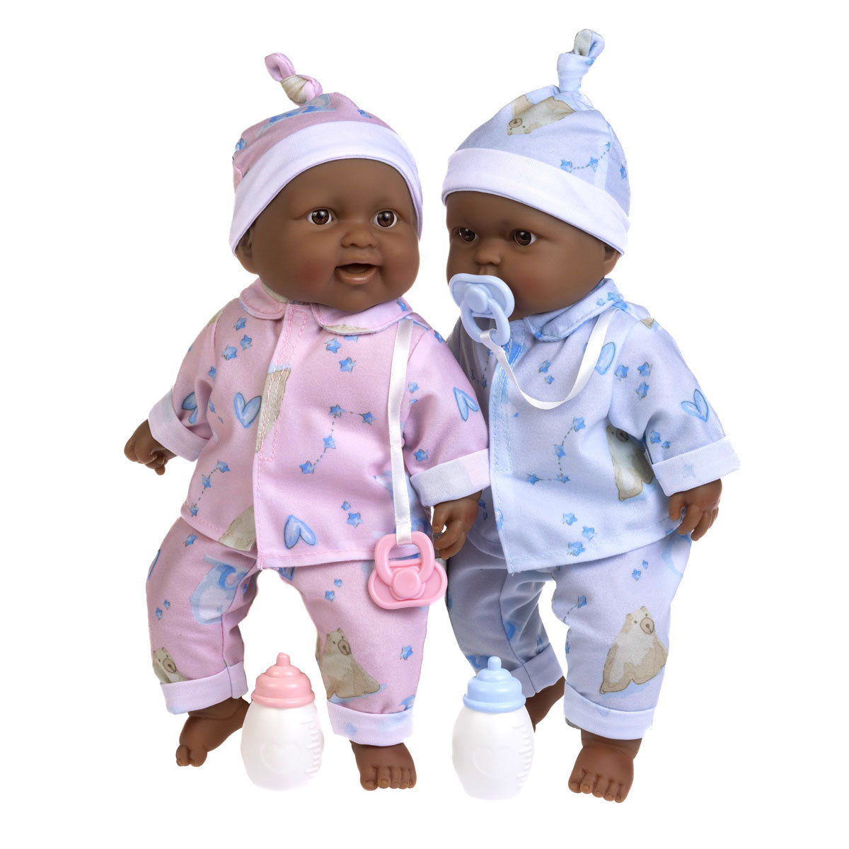 Lots to Cuddle Babies 13" Twins African American Soft Body Baby Dolls