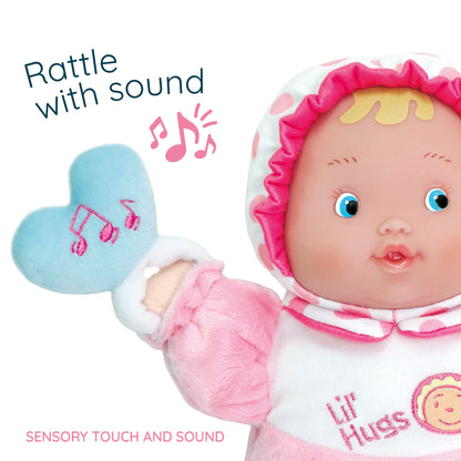 Lil' Hugs 12" Baby's First Doll |Pink |Caucasian