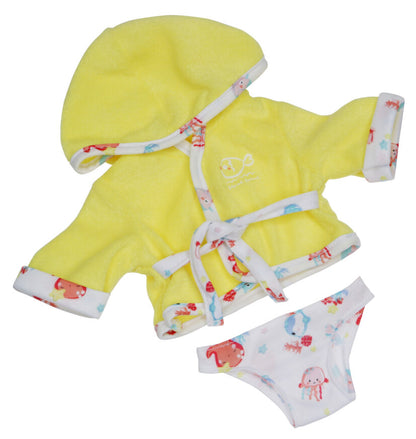 Lots to Love 14" All-Vinyl Baby Doll w/ Hooded Towel and Bath Accessories