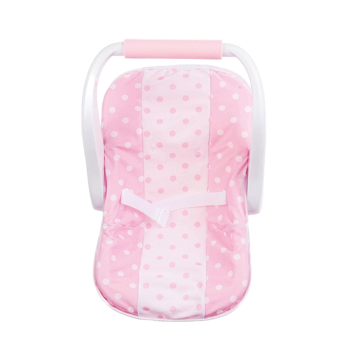 Berenguer Boutique! Pink and White  Carrier with Multi-Position Handle for dolls up to 16"