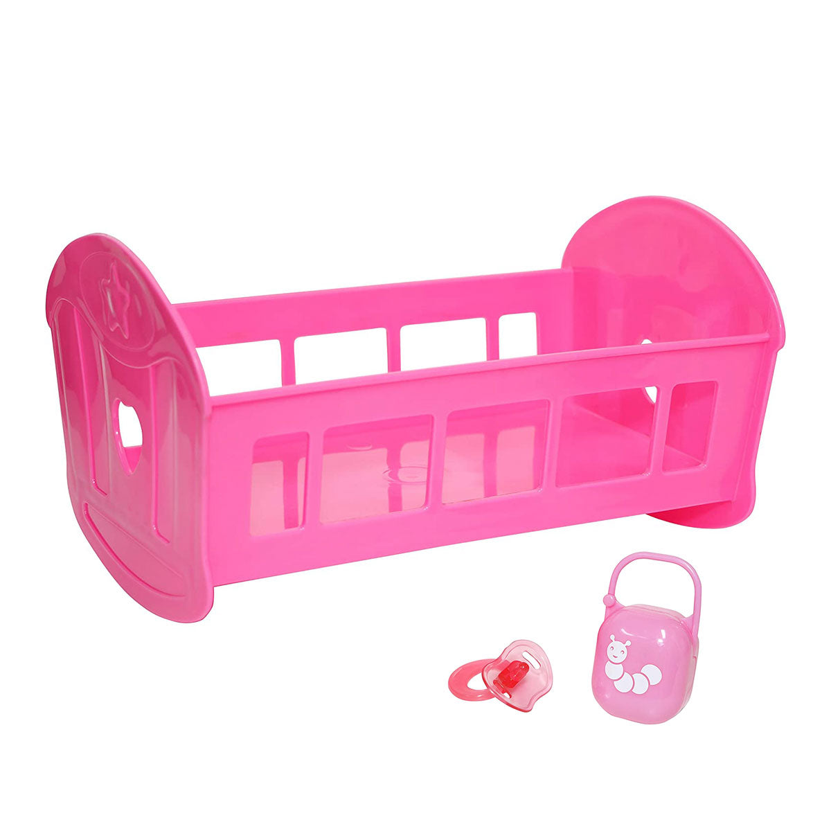 JC Toys, Accessory Bundle Crib, High Chair, Bathtub for Dolls up to 11 inches