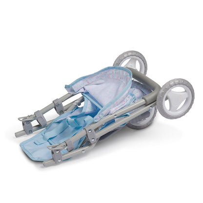 JC Toys - Berenguer Boutique Playtime | Deluxe Folding Jogger | Royal Blue Collection | for Dolls up to 20" | Ages 3+