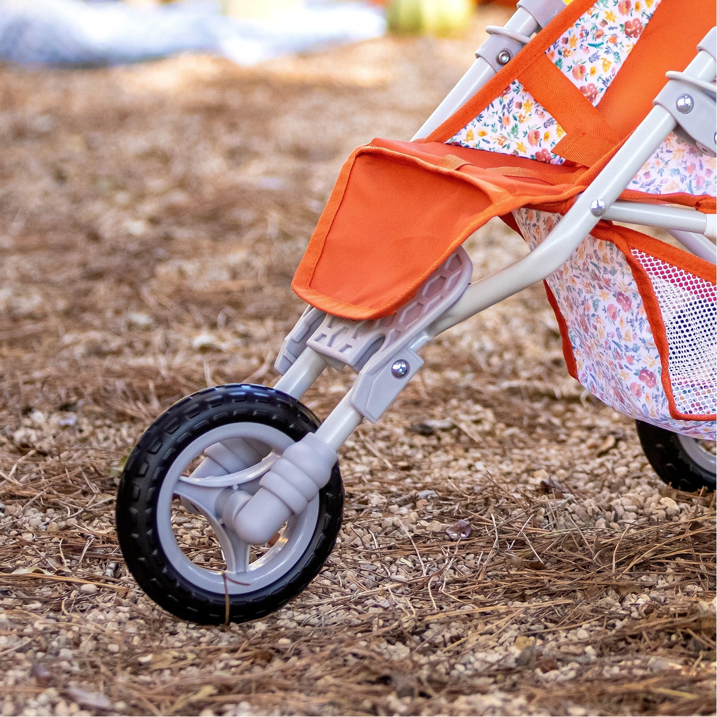JC Toys - Berenguer Boutique Playtime | Deluxe Folding Jogger | Nature Collection | for Dolls up to 20" | Ages 3+