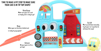 Lots to Play Toys ® Pit Stop - Carry Along Play Set.