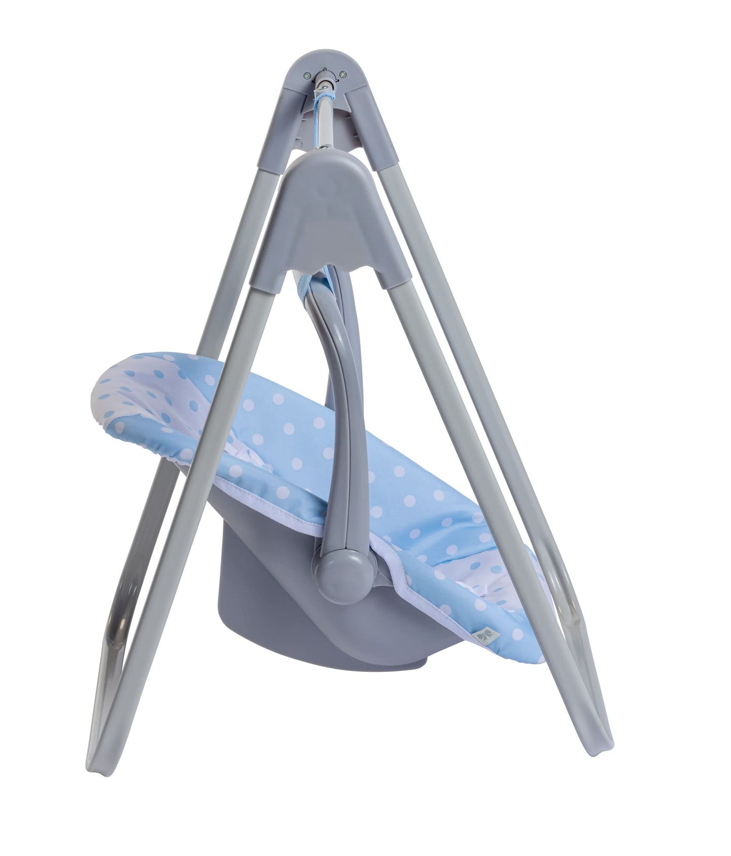 JC Toys - Berenguer Boutique Playtime | 2 in 1 Baby Doll Swing and Portable Carrier | for Dolls up to 18" | Ages 3+ | Blue