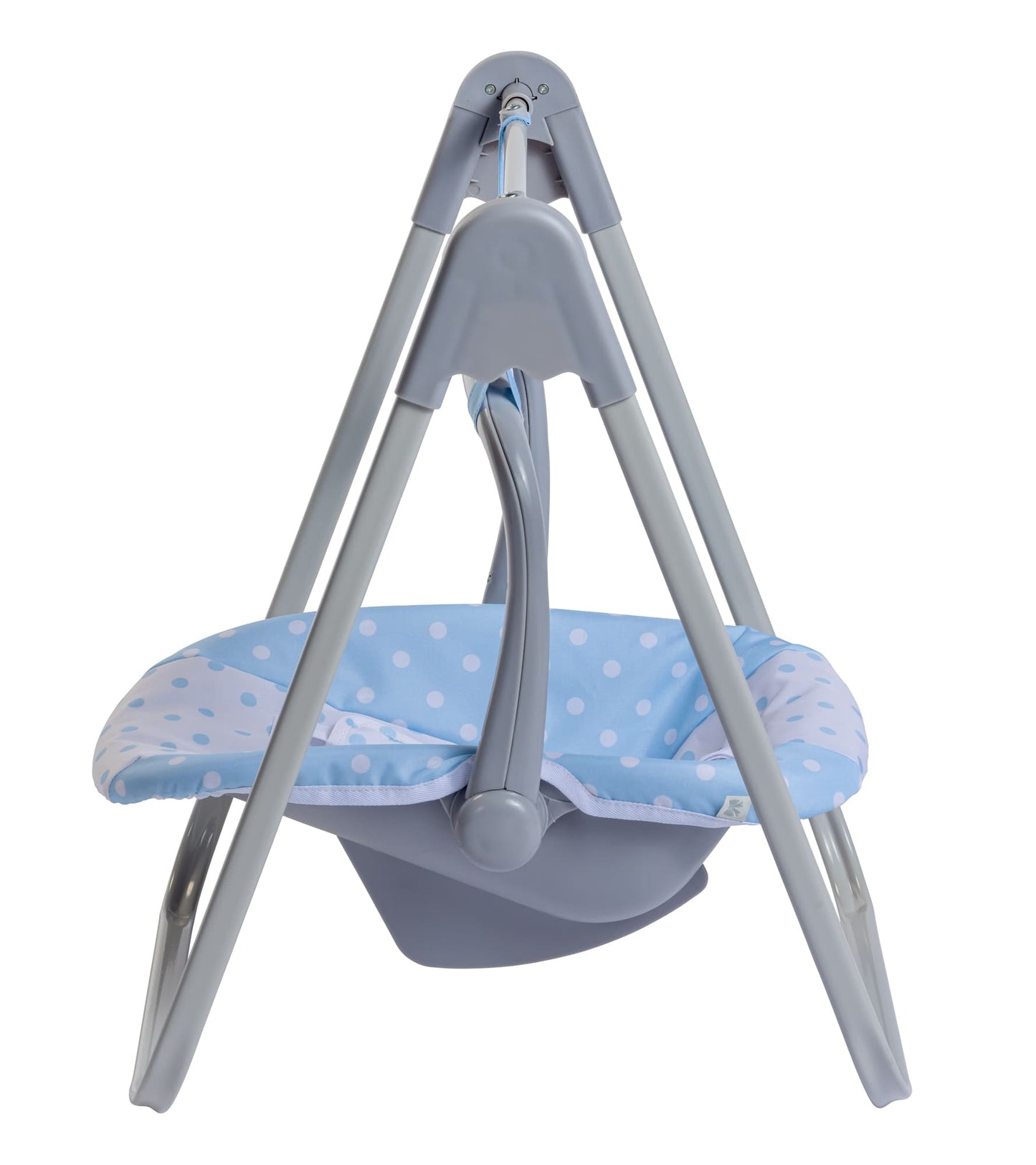 JC Toys - Berenguer Boutique Playtime | 2 in 1 Baby Doll Swing and Portable Carrier | for Dolls up to 18" | Ages 3+ | Blue