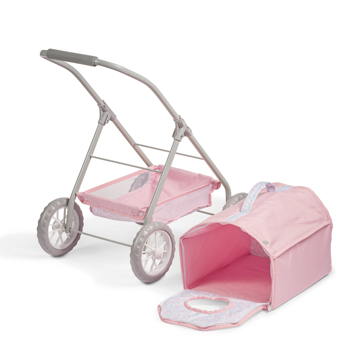 JC Toys - Berenguer Boutique Pet Stroller | Easy Folding | For