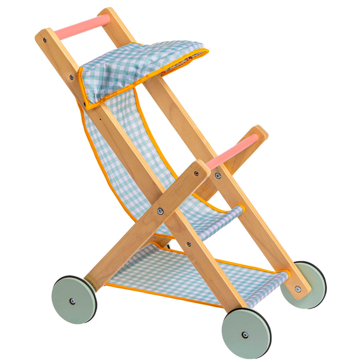 JC Toys - Twiggly Toys - Deluxe Wood Stroller