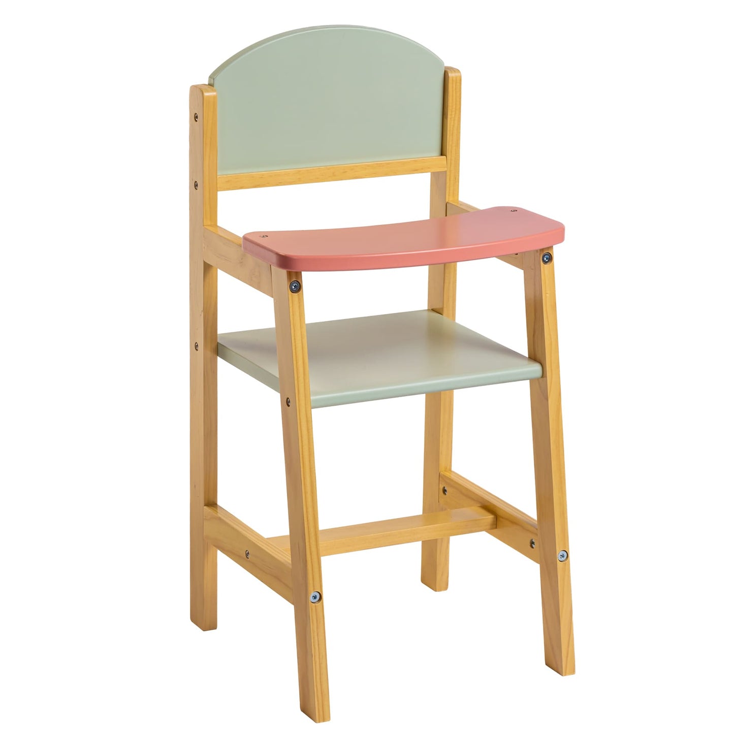 JC Toys - Twiggly Toys - Deluxe Wood High Chair