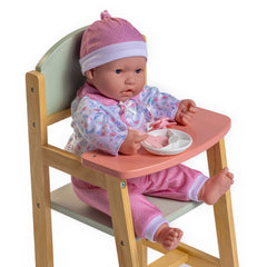 JC Toys - Twiggly Toys - Deluxe Wood High Chair