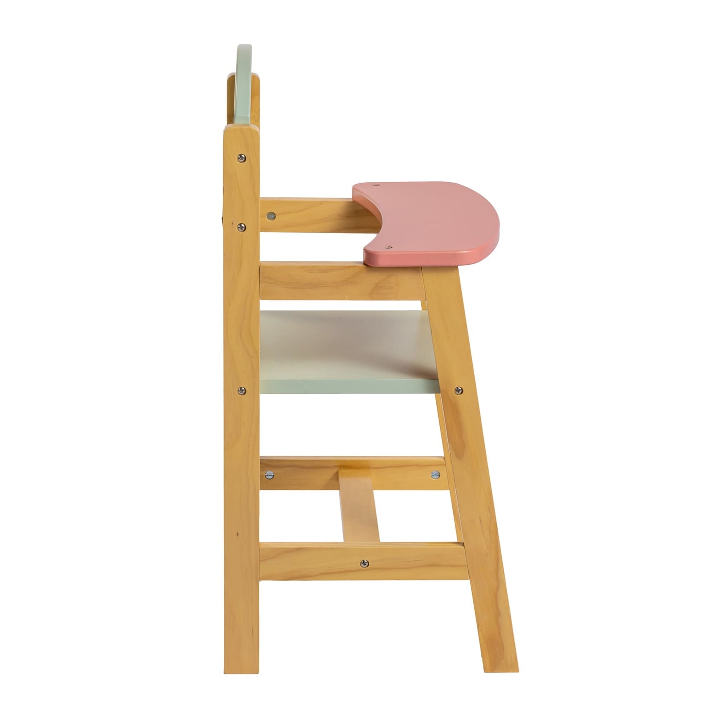 JC Toys - Twiggly Toys - Deluxe Wood High Chair