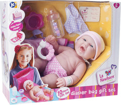 JC Toys, La Newborn 10 Piece Deluxe Diaper Bag Gift Set 13