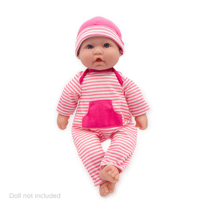 Berenguer Boutique ® FASHION Clothing for 9"-11" Dolls - Hot Pink Stripes 2 Piece