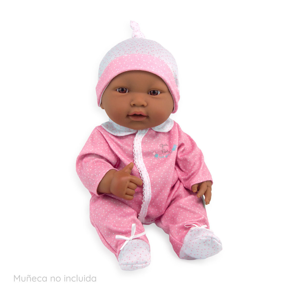 Berenguer Boutique ® FASHION Clothing for 14"-18" Dolls - Pink Onesie/Cap.