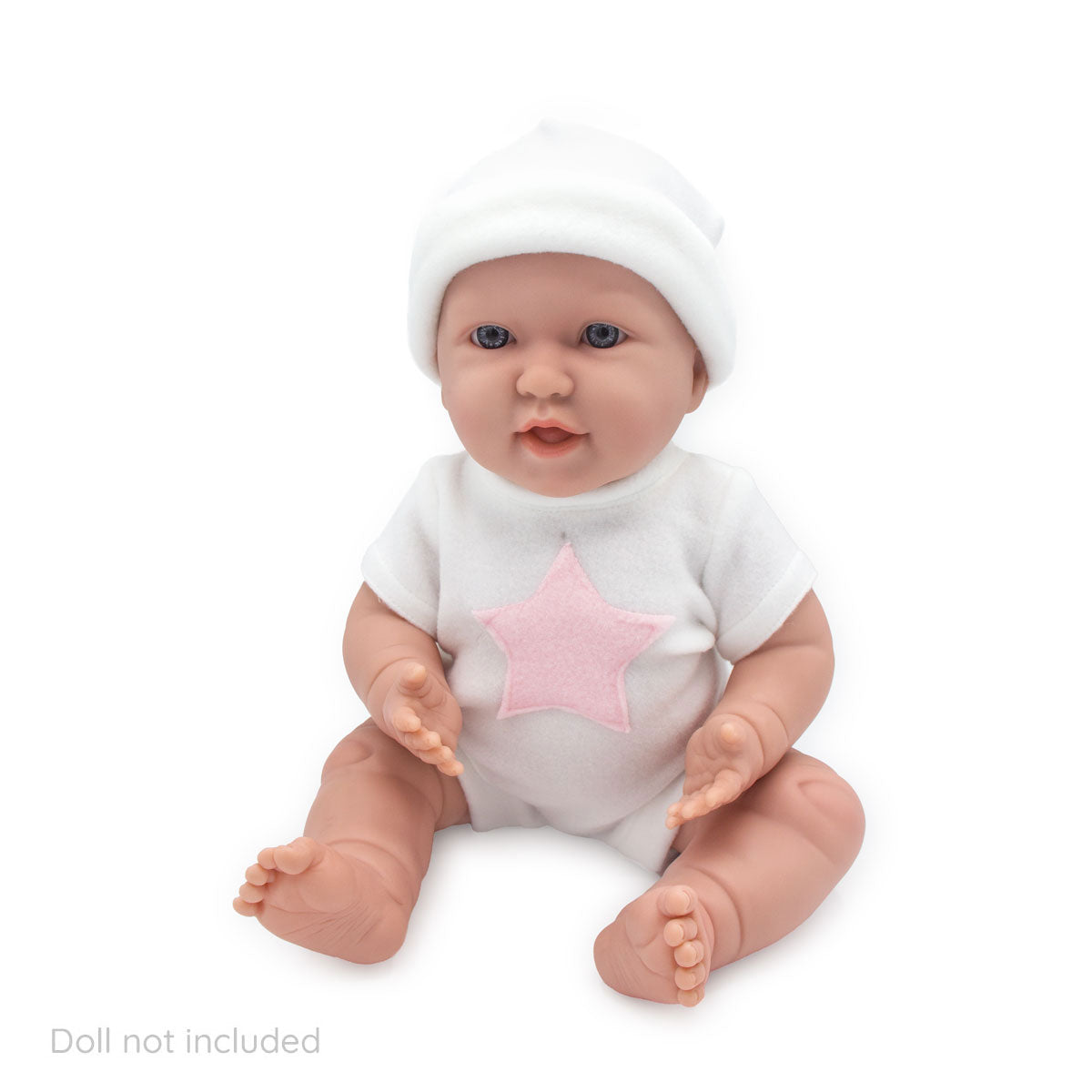 Pink and White Short Sleeve outfit for 15" Dolls (18051)