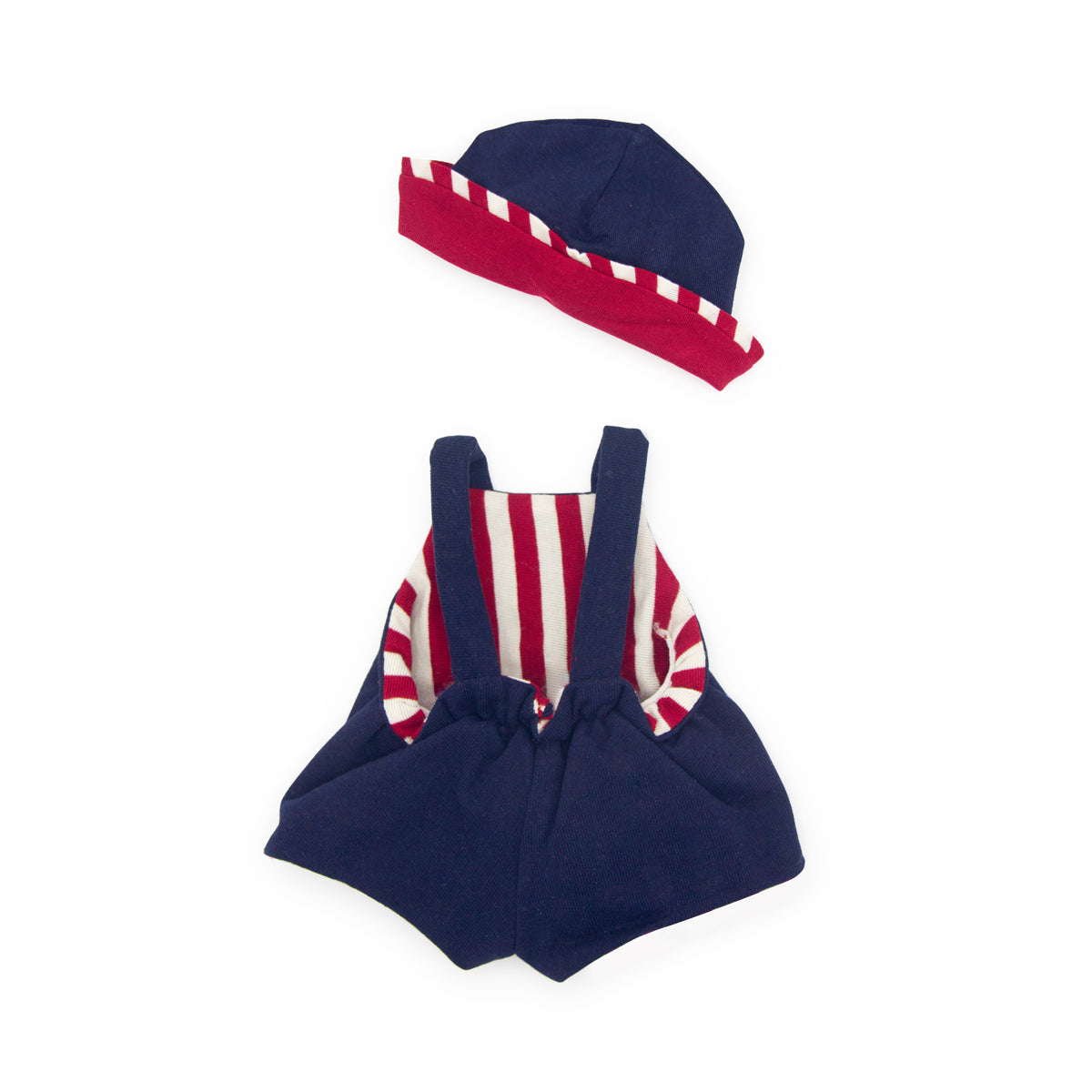 Red White and Blue Onesie and Hat for Dolls for 14" Dolls (18711)