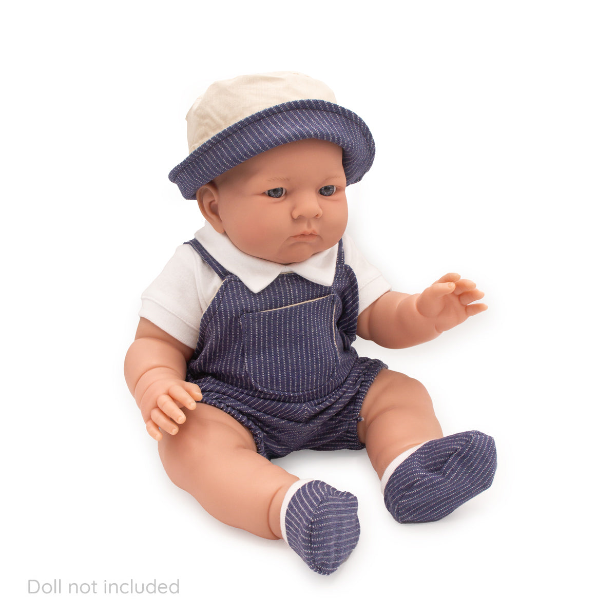 Blue Denim Overall outfit for Lily/Lucas Dolls 18" (18905)