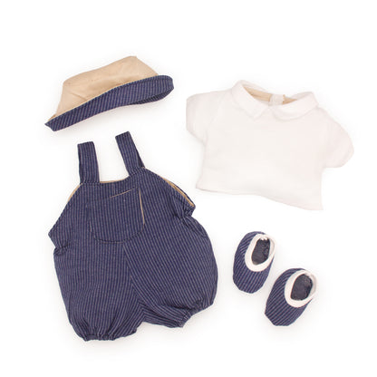 Blue Denim Overall outfit for Lily/Lucas Dolls 18" (18905)