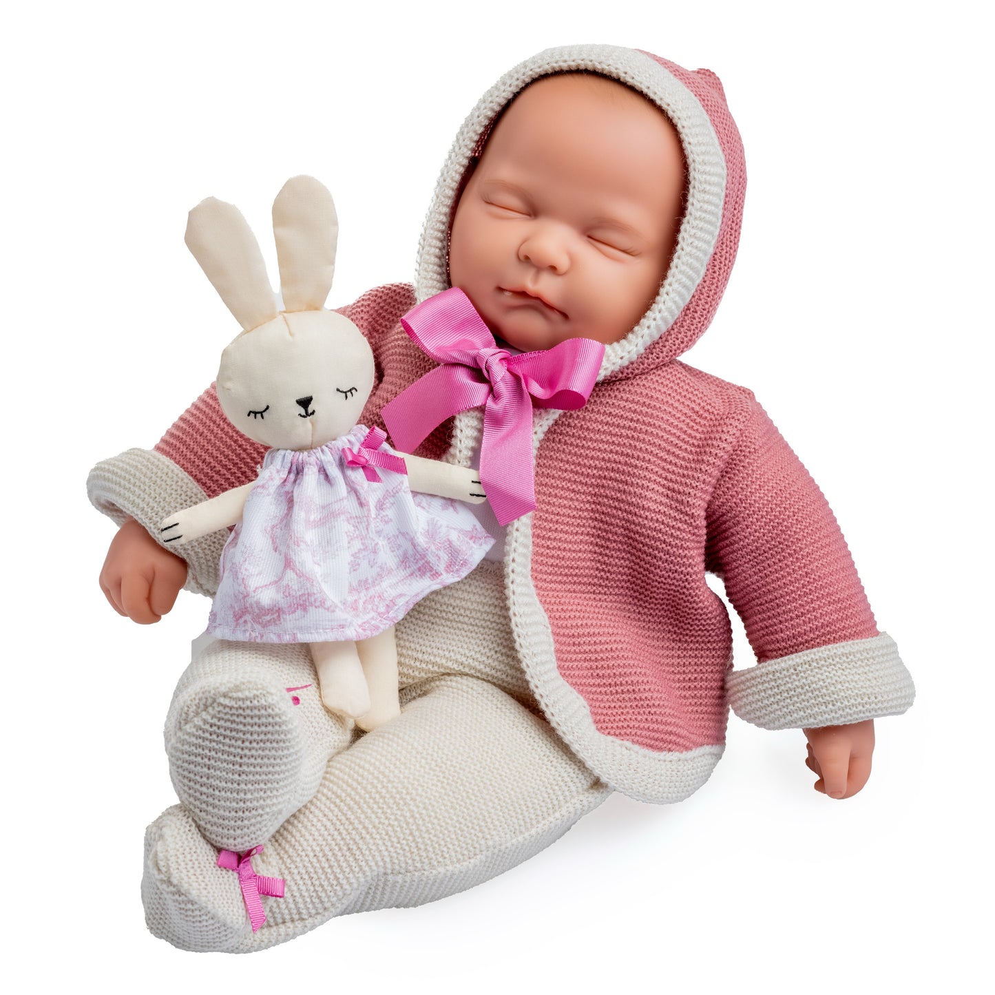 JC Toys La Baby Original Pink Collection Gift Set 17" Soft Body Closed Eyes