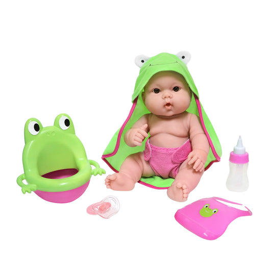 JC Toys, Lots to Love Babies 14" All-Vinyl Doll Frog Potty Gift Set with Accessories - JC Toys Group Inc.