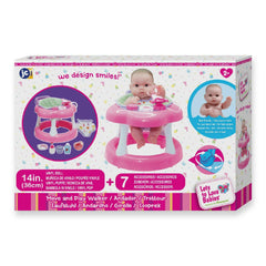 JC Toys, Lots to Love Babies All-Vinyl 14 inches Baby Doll in Walker with Accessories - JC Toys Group Inc.