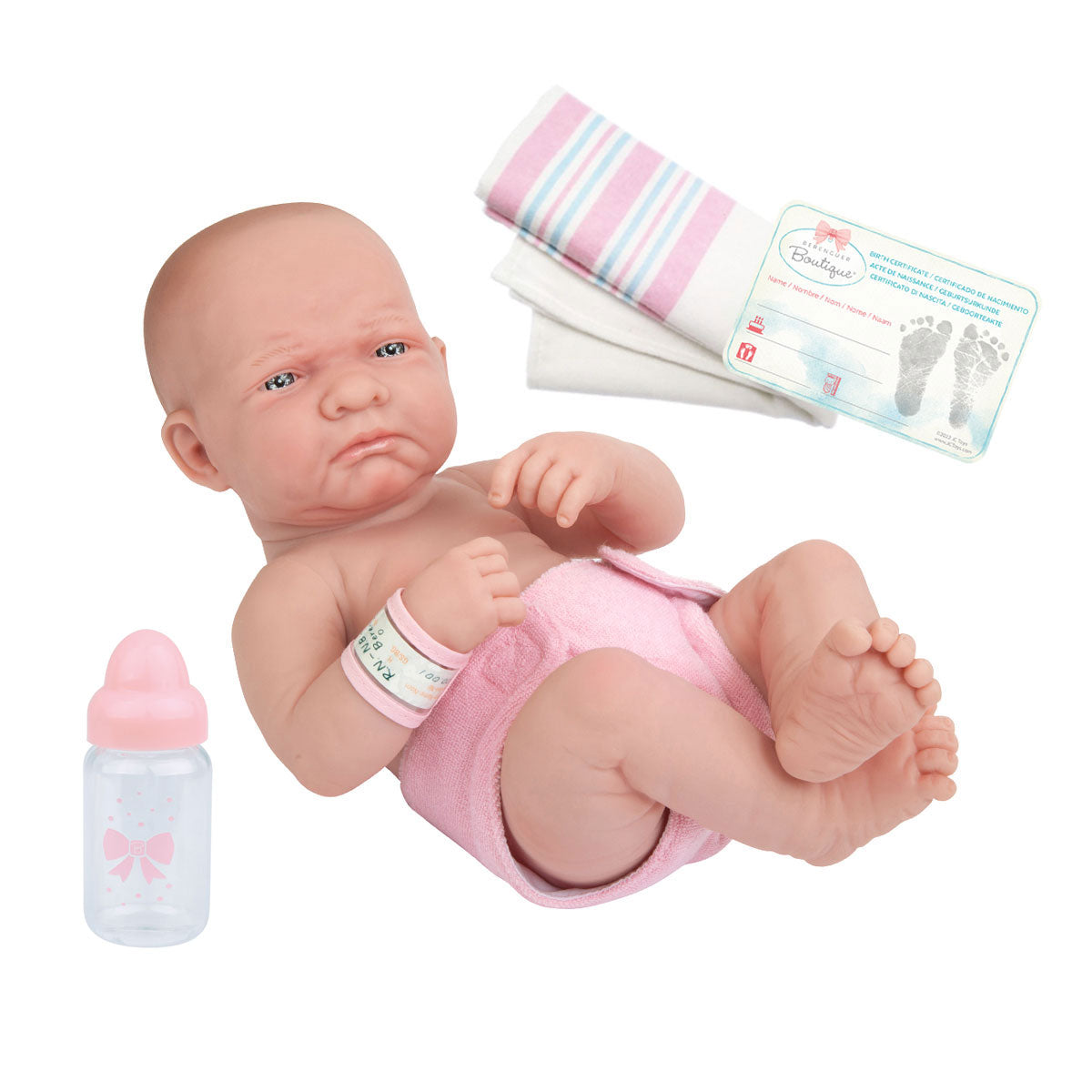 La Newborn "First Day" 15" Real Girl - JC Toys Group Inc.