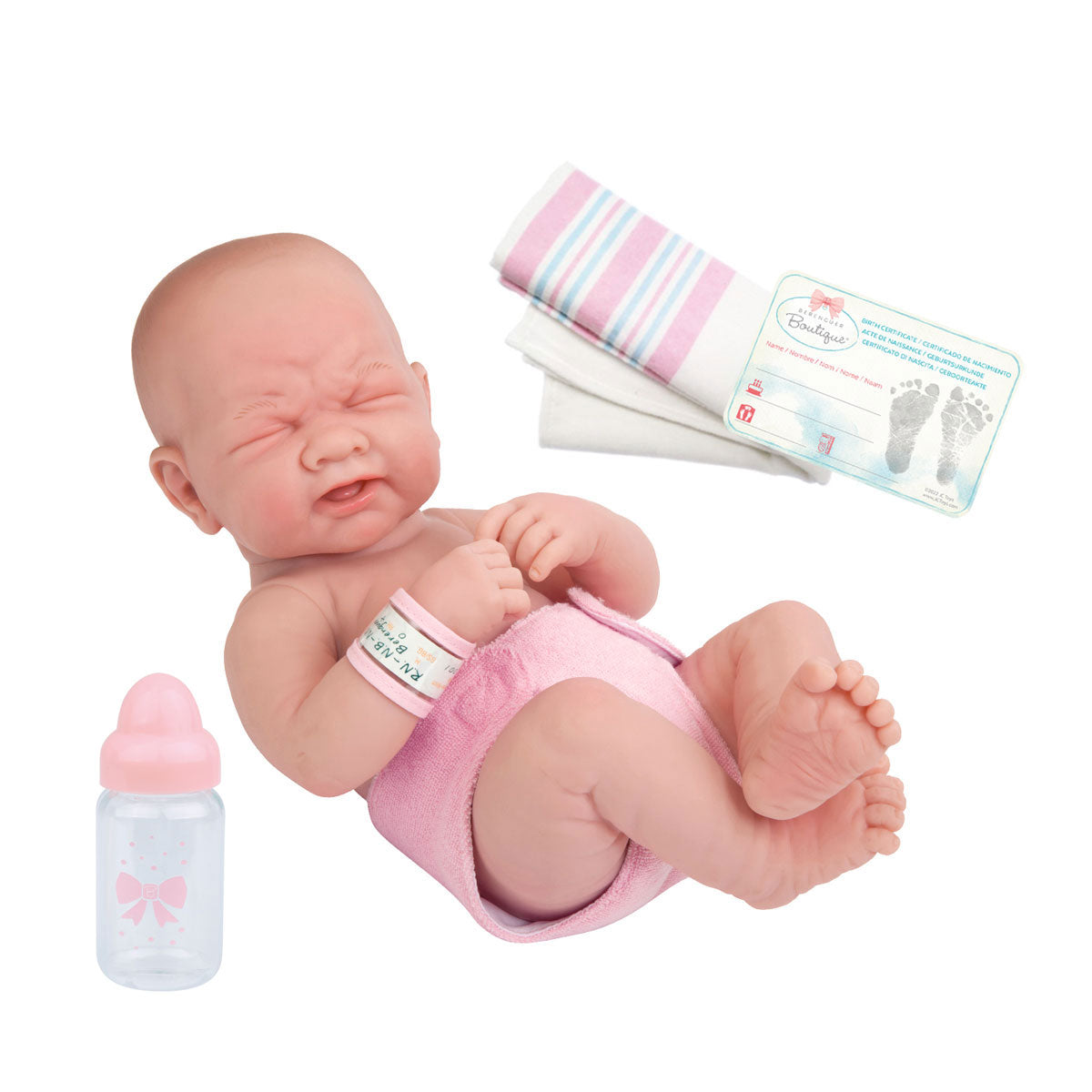 La Newborn "First Tear" 15" Real Girl - JC Toys Group Inc.