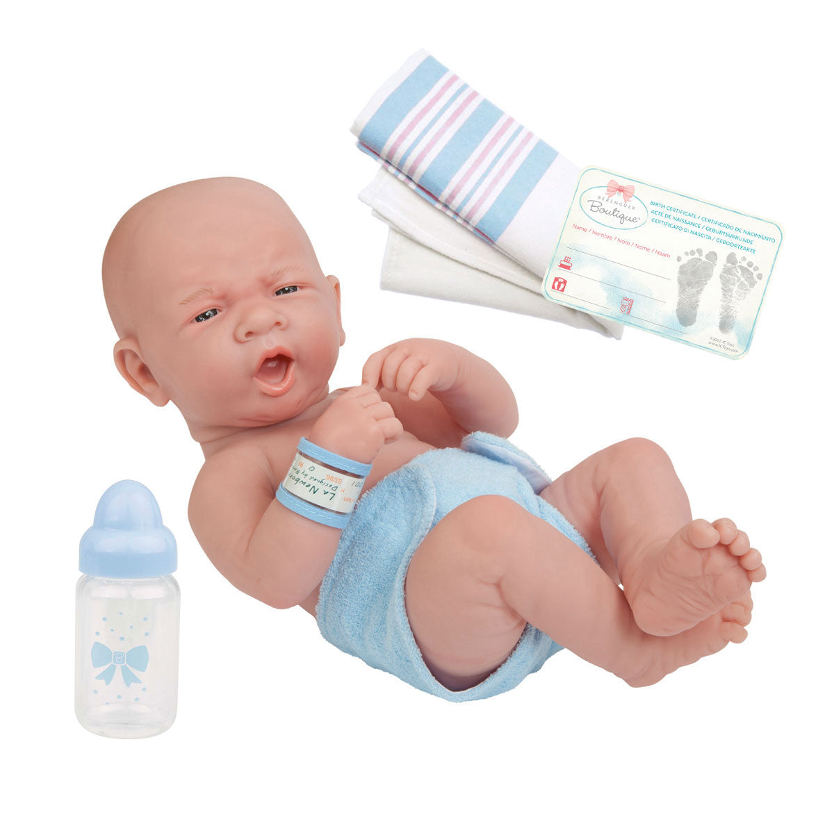 La Newborn "First Yawn" 15" Real Boy - JC Toys Group Inc.