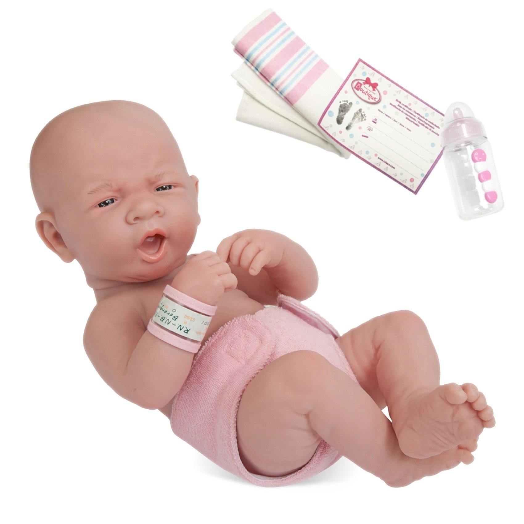 La Newborn "First Yawn" 15" Real Girl - JC Toys Group Inc.