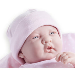 JC Toys, La Newborn Boutique 14 Inch Real Girl Doll-Pink Outfit 9 Pcs Gift Set - JC Toys Group Inc.