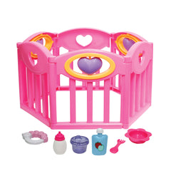 JC Toys, Deluxe Baby Doll PlayPen and Accessories for Dolls up to 17 inches - JC Toys Group Inc.