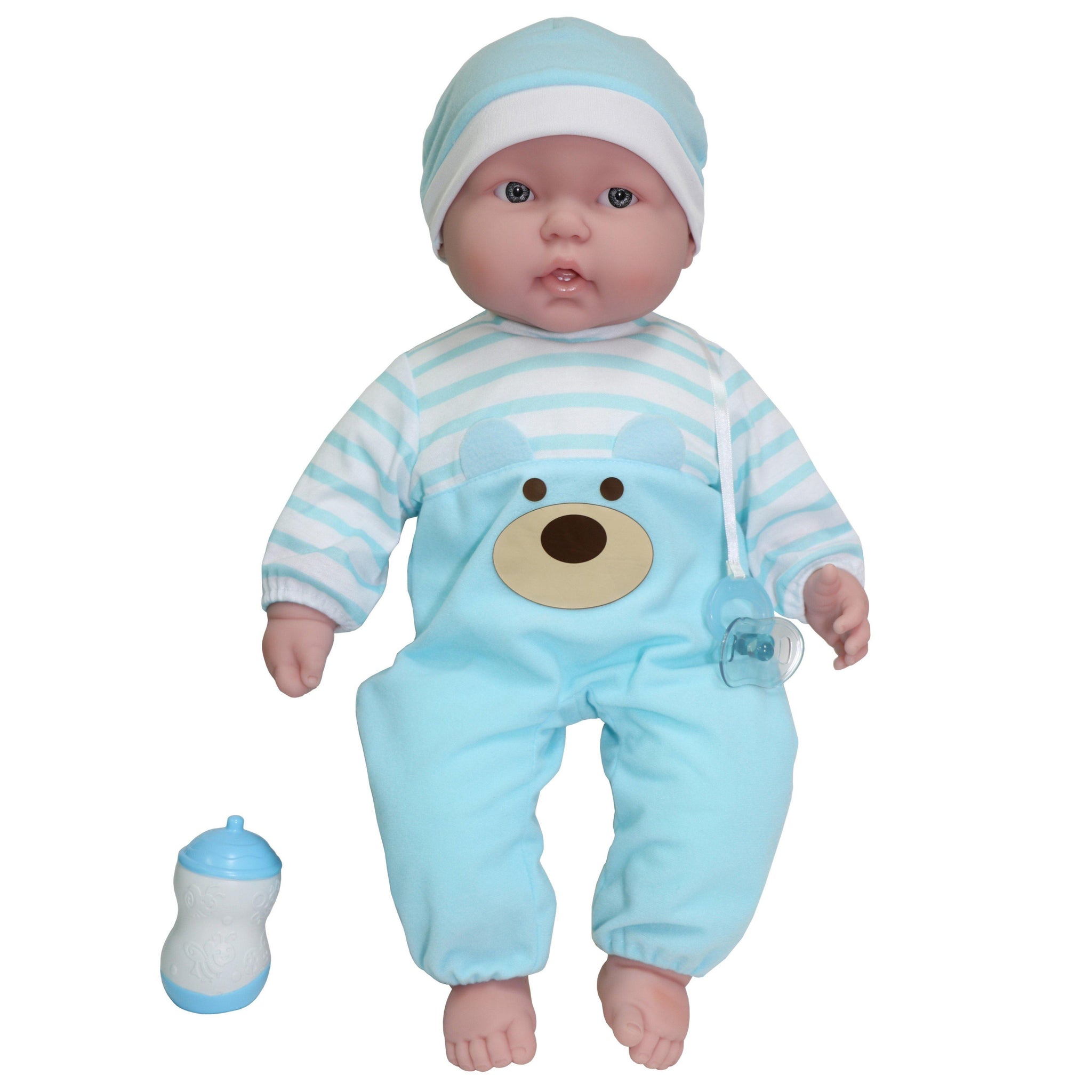 JC Toys, Lots to Cuddle Babies Soft Body Baby Doll 20 inches in Blue Outfit - JC Toys Group Inc.