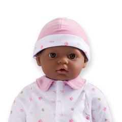 JC Toys, La Baby 16 inches Soft Body African American Baby Doll in Purple Outfit - JC Toys Group Inc.