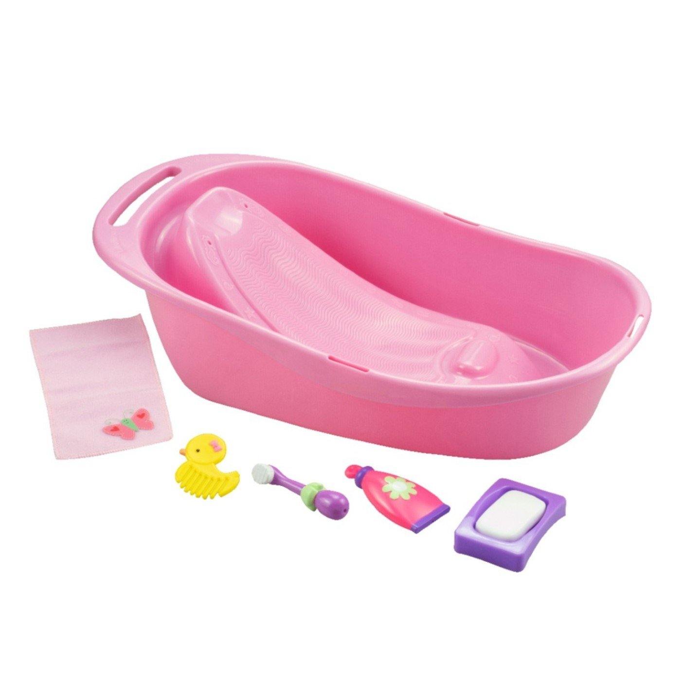 For Keeps! Pink Baby Doll Bath Gift Set Fits Most Dolls up to 16” - Ages 2+ - JC Toys Group Inc.
