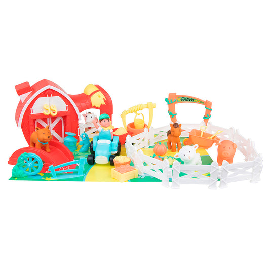 Lots to Play Toys ® Farm Play Set - Barnyard Gift Set.