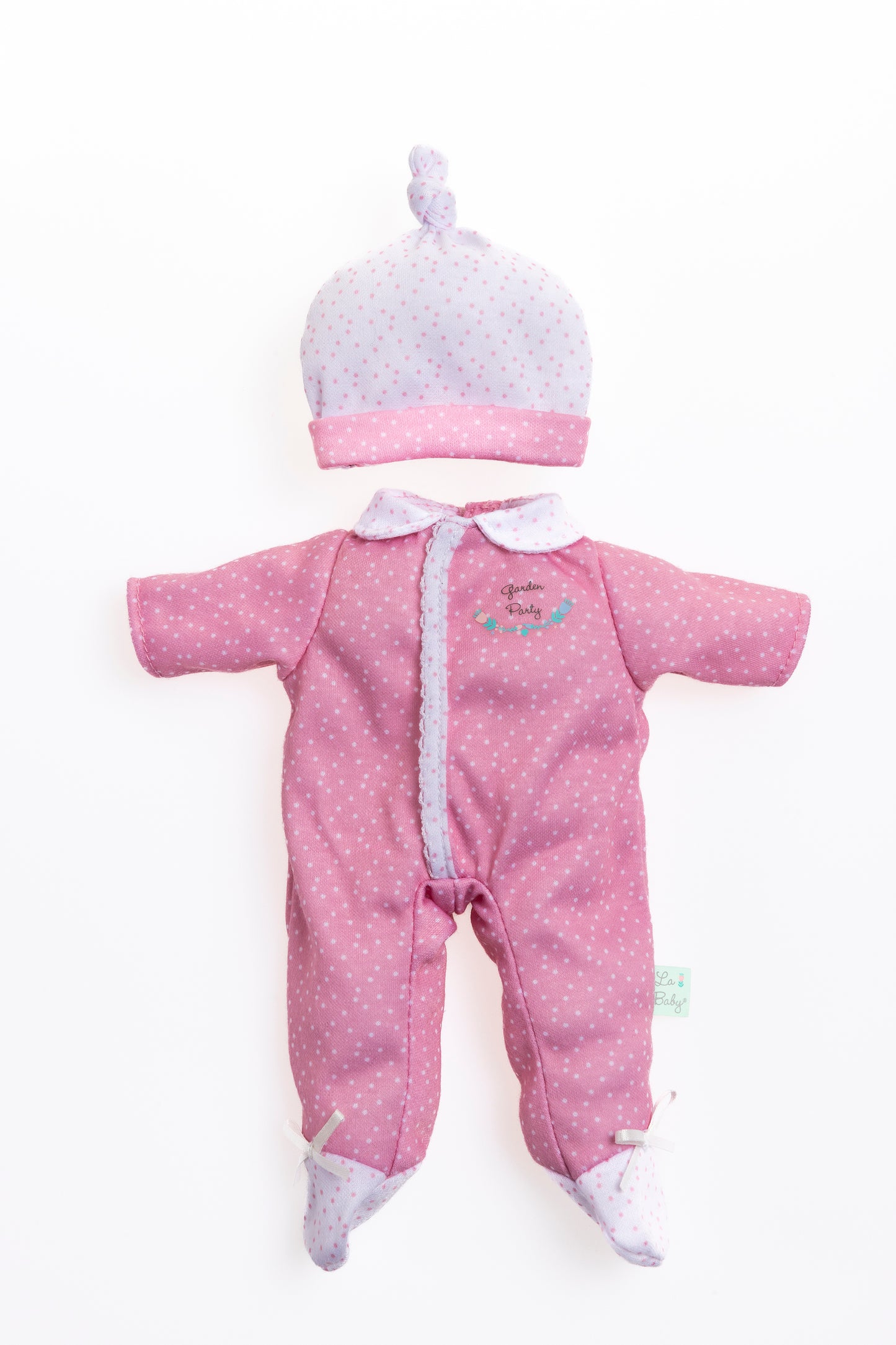 Berenguer Boutique ® FASHION Clothing for 9"-11" Dolls - Pink / Onesie/Cap.