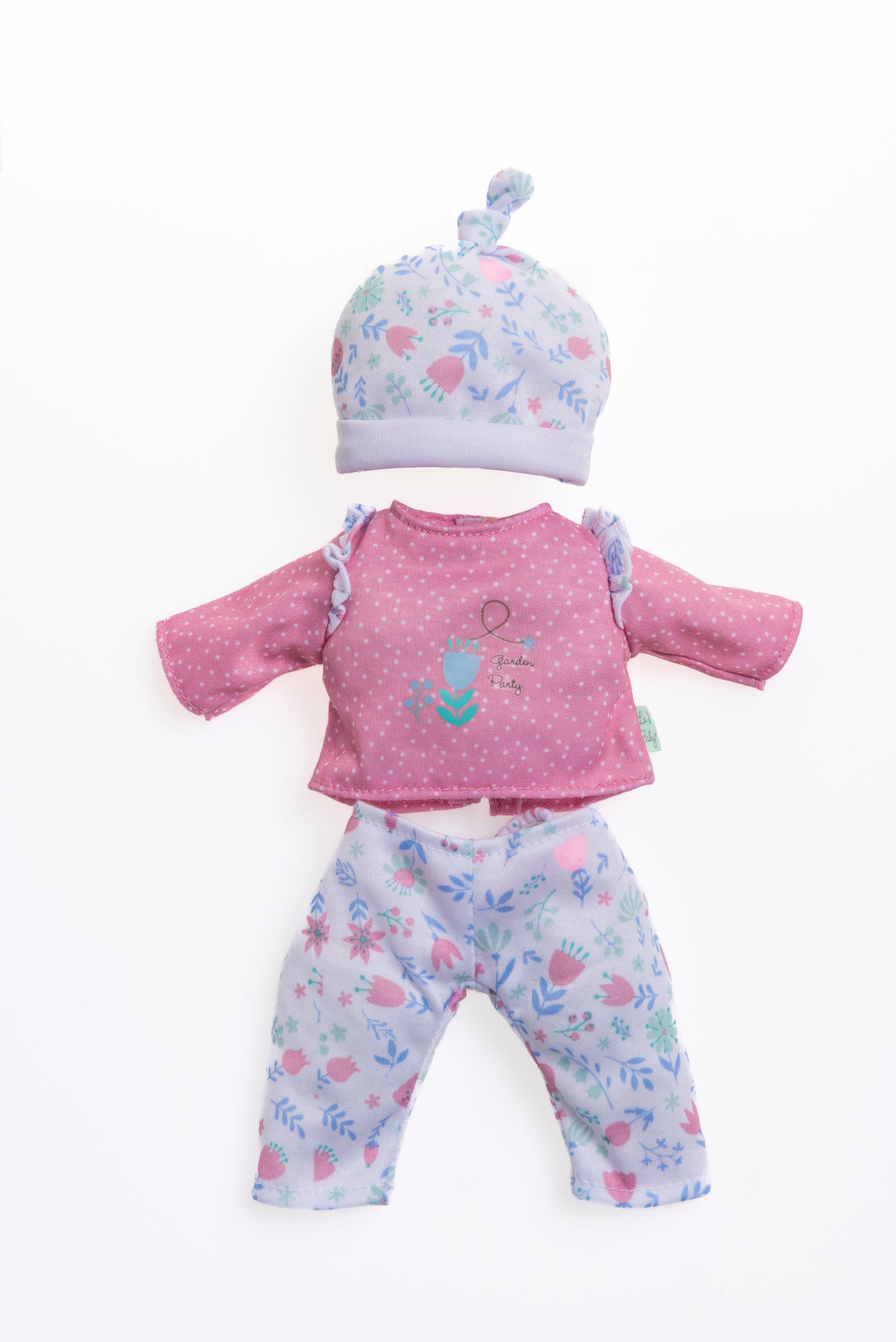 Berenguer Boutique ® FASHION Clothing for 14"-18" Dolls - Pink/White Floral 3 Piece.