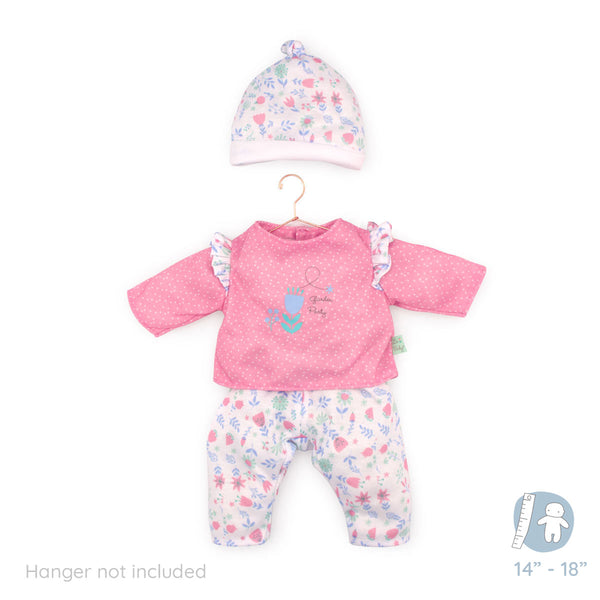 Berenguer Boutique ® FASHION Clothing for 14"-18" Dolls - Pink/White Floral 3 Piece.