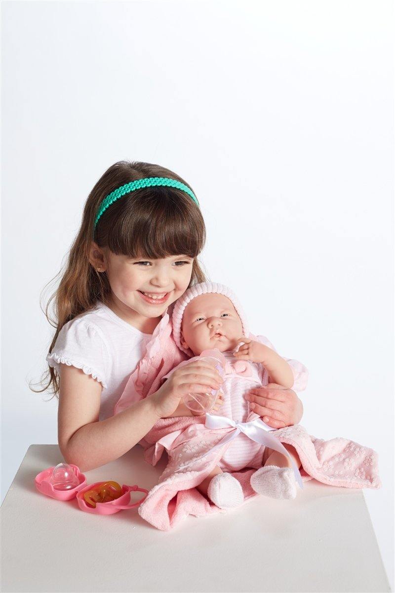 La Newborn 15.5" Deluxe Layette Gift Set - Soft Body Doll